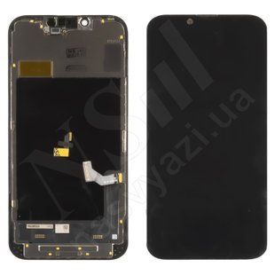 Дисплей APPLE iPhone 14 IPS IN CELL HD HL з чорним тачскріном 00-00124306 фото