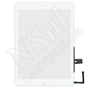 Тачскрин APPLE iPad 6 9,7" A1893A1954 2018 білий з кнопкою Home 00-00021688 фото