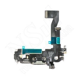 Шлейф APPLE iPhone 12/12 Pro на роз'єм живлення з мікрофоном, сірий 00-00025378 фото