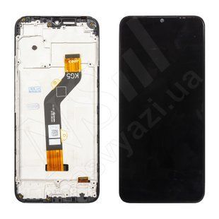 Дисплей TECNO Pop 5 LTE BD4 2021 з чорним тачскрином та рамкою 00-00120739 фото