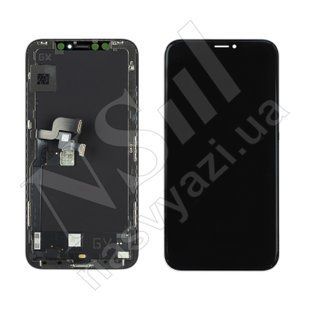 Дисплей APPLE iPhone X OLED GX-HARD з чорним тачскріном 00-00020470 фото