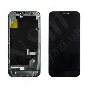 Дисплей APPLE iPhone 12 Mini IPS IN CELL ASI HD+ ZY із чорним тачскрином 00-00123371 фото