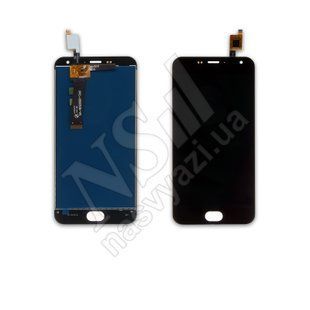 Дисплей MEIZU M2M2 Mini M578U 6x6mm з чорним тачскріном 00-00015959 фото