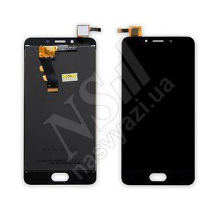Дисплей MEIZU U10 U680H з чорним тачскріном 00-00015960 фото
