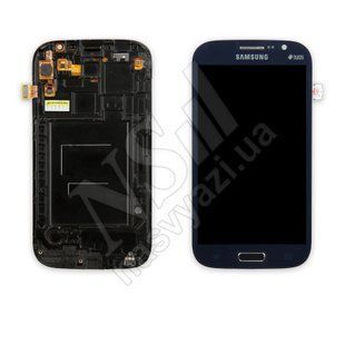 Дисплей SAMSUNG i9082 Galaxy Grand з синім тачскріном і рамкою 00-00001113 фото