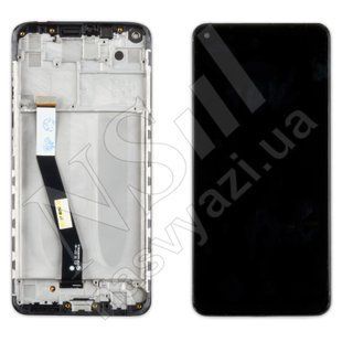 Дисплей XIAOMI Redmi Note 9 2020 з чорним тачскріном і чорною рамкою 00-00022963 фото