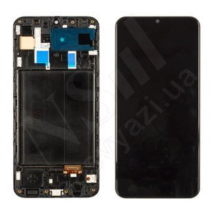 Дисплей SAMSUNG A305 Galaxy A30 2019 OLED з чорним тачскріном і рамкою 00-00025558 фото