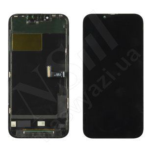 Дисплей APPLE iPhone 13 Pro IPS IN CELL FHD ZY із чорним тачскрином 00-00122524 фото