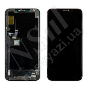 Дисплей APPLE iPhone 11 PRO Max IPS IN CELL FHD ZY з чорним тачскріном 00-00021731 фото