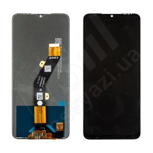 Дисплей INFINIX Smart 7 X6515 2023 із чорним тачскрином 00-00120861 фото