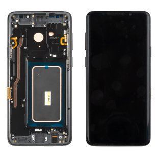 Дисплей SAMSUNG G965 Galaxy S9 Plus 2018 AMOLED з чорним тачскрином та рамкою 00-00023844 фото
