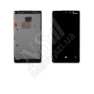 Дисплей NOKIA 920 з чорним тачскріном і рамкою 00-00000829 фото