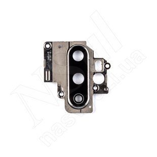 Скло камери OPPO A5 2020 з сріблястою рамкою 00-00121126 фото