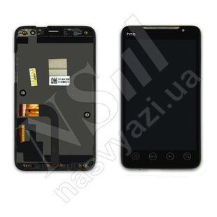 Дисплей HTC A9292 з чорним тачскріном і рамкою 00-00000263 фото