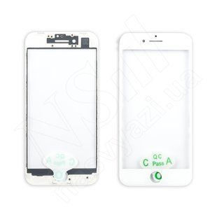 Стекло тачскрина APPLE iPhone 8 белое, с рамкой и OCA плёнкой 00-00024676 фото