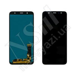 Дисплей SAMSUNG A605 Galaxy A6 Plus 2018 OLED з чорним тачскріном 00-00020923 фото
