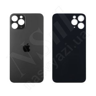 Задня кришка APPLE iPhone 11 Pro Space Gray чорна великі отвори 00-00021274 фото