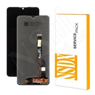 Дисплей ZTE Blade 20 Smart V2050 ver. 0.2 2019 Service Pack із чорним тачскрином 00-00122207 фото