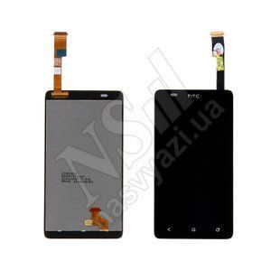 Дисплей HTC T528w One SU з чорним тачскріном 00-00000333 фото