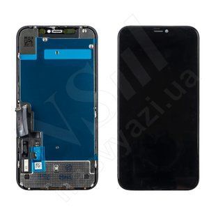 Дисплей APPLE iPhone 11 IPS IN CELL GX з чорним тачскріном 00-00120908 фото
