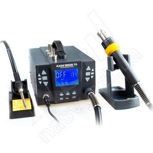 Паяльна станція KADA 8509TD 680W турбінна фен 100-480&deg;C та паяльник 200-480&deg;C USB 5V 2 00-00024039 фото