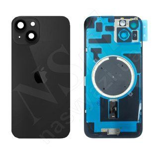 Задняя крышка APPLE iPhone 14 Plus Midnight черная с рамкой, стеклом камер и магнитом 00-00122838 фото
