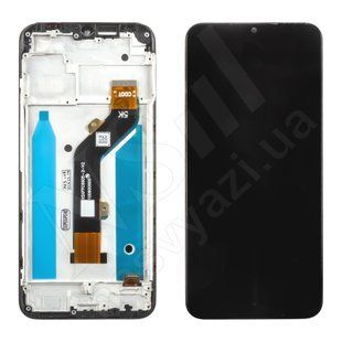 Дисплей TECNO Spark 8C KG5K 2022 з чорним тачскрином та рамкою 00-00123863 фото