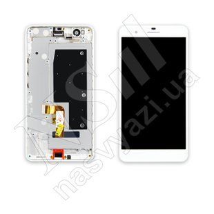 Дисплей HUAWEI Honor 6 Plus PE-TL10 2014 с белым тачскрином и рамкой 00-00000364 фото