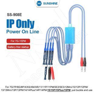 Кабель для блоку живлення SUNSHINE SS-908E для iPhone 00-00121713 фото