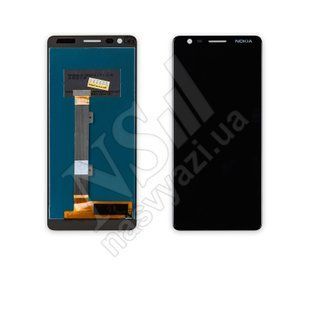 Дисплей NOKIA 3.1 Dual Sim TA-1057TA-1063 2018 з чорним тачскрином 00-00019652 фото