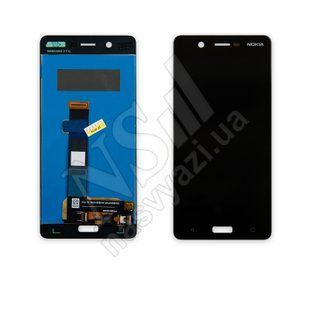 Дисплей NOKIA 5 Dual Sim TA-1053TA-1024TA-1044TA-1027 2017 з чорним тачскрином 00-00018736 фото