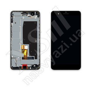 Дисплей HUAWEI Honor 6 Plus 2014 PE-TL10 с черным тачскрином и рамкой 00-00000365 фото