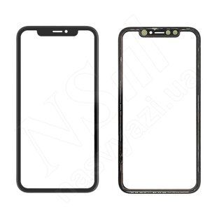 Стекло тачскрина APPLE iPhone XR чёрное, с рамкой 00-00024680 фото