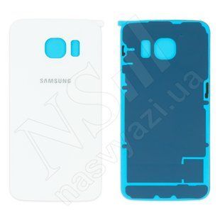 Задня кришка SAMSUNG G925 S6 Edge 2015 White Pearl біла 00-00008285 фото