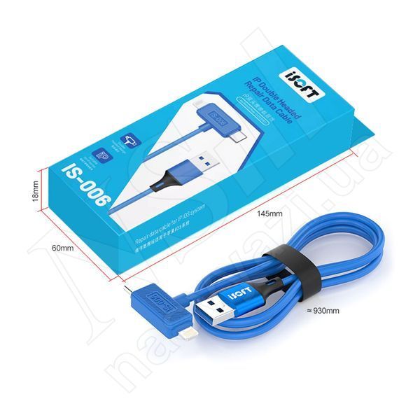 Кабель USB ISOFT IS-006 data cable Type-C-Lightining для восстановления данных с двойным интерфейсомпрошивки 00-00123258 фото