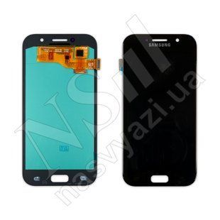 Дисплей SAMSUNG A520 Galaxy A5 2017 OLED з чорним тачскріном 00-00021741 фото