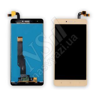 Дисплей XIAOMI Redmi Note 4X 2017 з золотистим тачскрином 00-00017076 фото