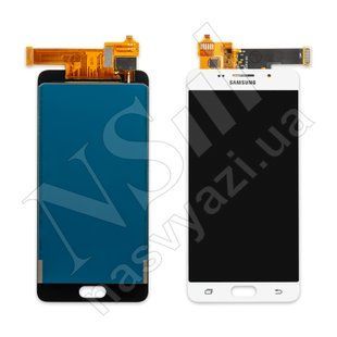Дисплей SAMSUNG A510 Galaxy A5 2016 з білим тачскріном 00-00020011 фото