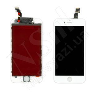Дисплей APPLE iPhone 6 TIANMA з білим тачскріном 00-00024359 фото