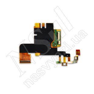 Шлейф SONY LT28 на дисплей з мікрофоном і компонентами оригінал TW 00-00004606 фото