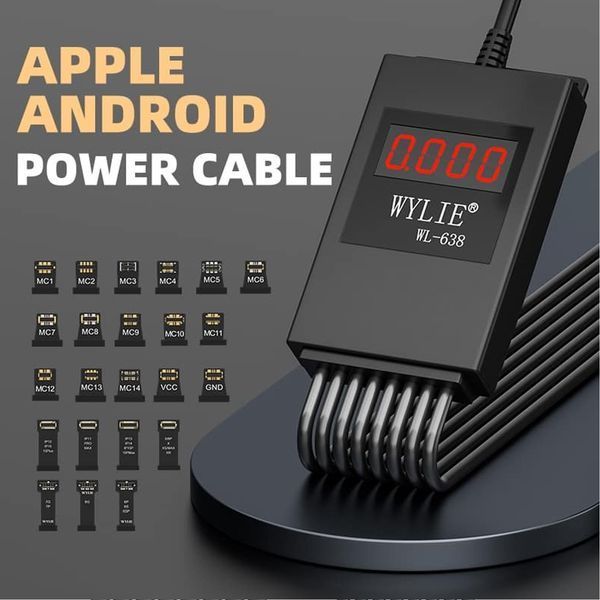 Кабель для блоку живлення WYLIE WL-638 iPhone 6-15 Pro Max 00-00123593 фото