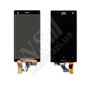 Дисплей SONY LT26w Xperia Arco S з чорним тачскріном 00-00001464 фото
