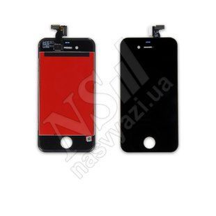 Дисплей APPLE iPhone 4 з чорним тачскріном 00-00100132 фото