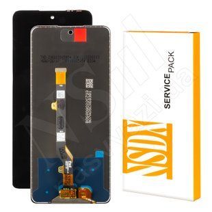 Дисплей TECNO Pova 6 Neo LI6 2024 Service Pack з чорним тачскрином 00-00124297 фото