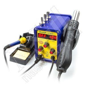 Паяльна станція YA XUN YX-878D++ 700W турбінна фен 100-450&deg;C та паяльник 200-450&deg;C 00-00014110 фото