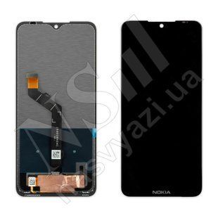 Дисплей Nokia 6.27.2 TA-1200TA-1198TA-1178TA-1193 2019 з чорним тачскрином 00-00020496 фото