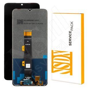 Дисплей MOTOROLA E22 XT2239 2022 Service Pack із чорним тачскрином 00-00123830 фото