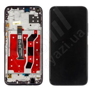 Дисплей HUAWEI P40 LiteNova 5i JNY-L21A JNY-LX1 2020 з чорним тачскрином та рамкою 00-00024304 фото