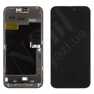 Дисплей APPLE iPhone 15 Pro Max IPS IN CELL HD HLз чорним тачскріном 00-00124312 фото