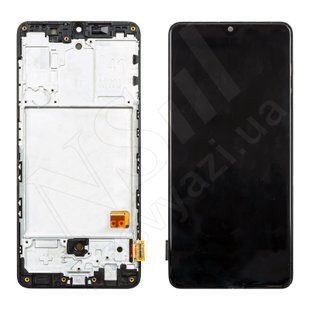 Дисплей SAMSUNG A415 Galaxy A41 2020 OLED з чорним тачскрином та рамкою 00-00123370 фото